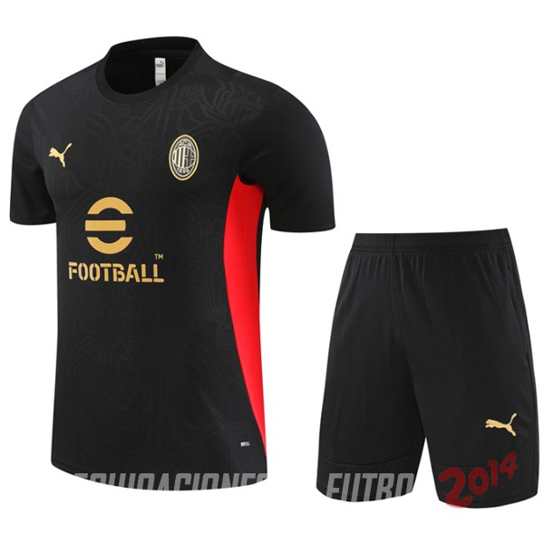 Entrenamiento Conjunto Completo AC Milan 2024/2025 Negro I Rojo