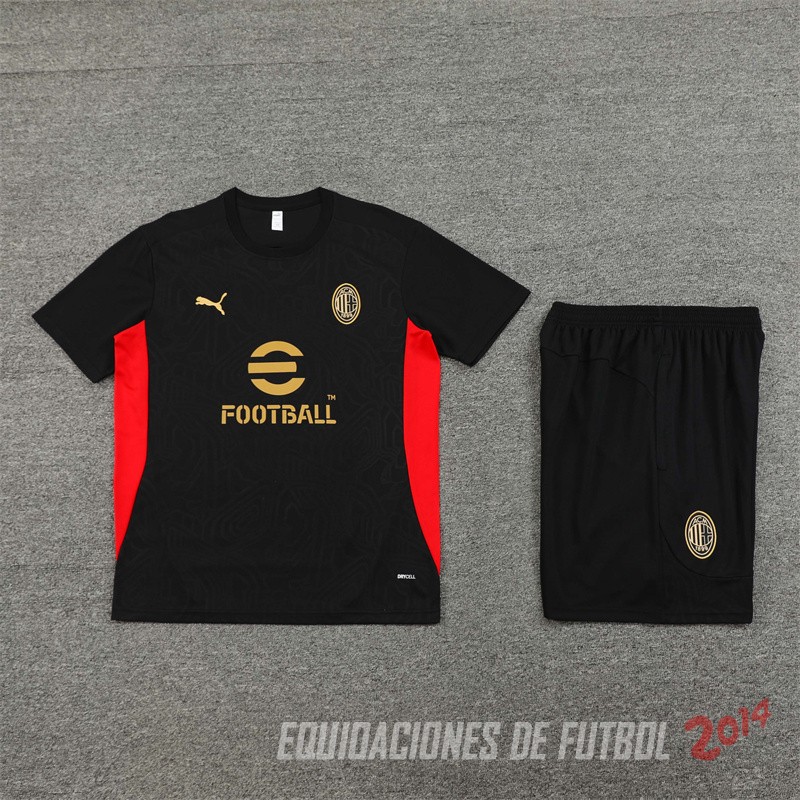 Entrenamiento Conjunto Completo AC Milan 2024/2025 Negro I Rojo