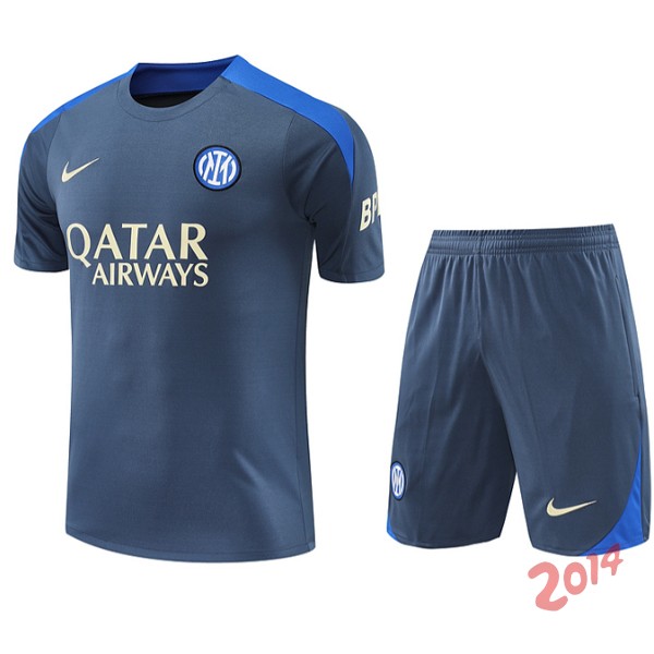 Entrenamiento Conjunto Completo Inter Milan 2024/2025 Gris Azul