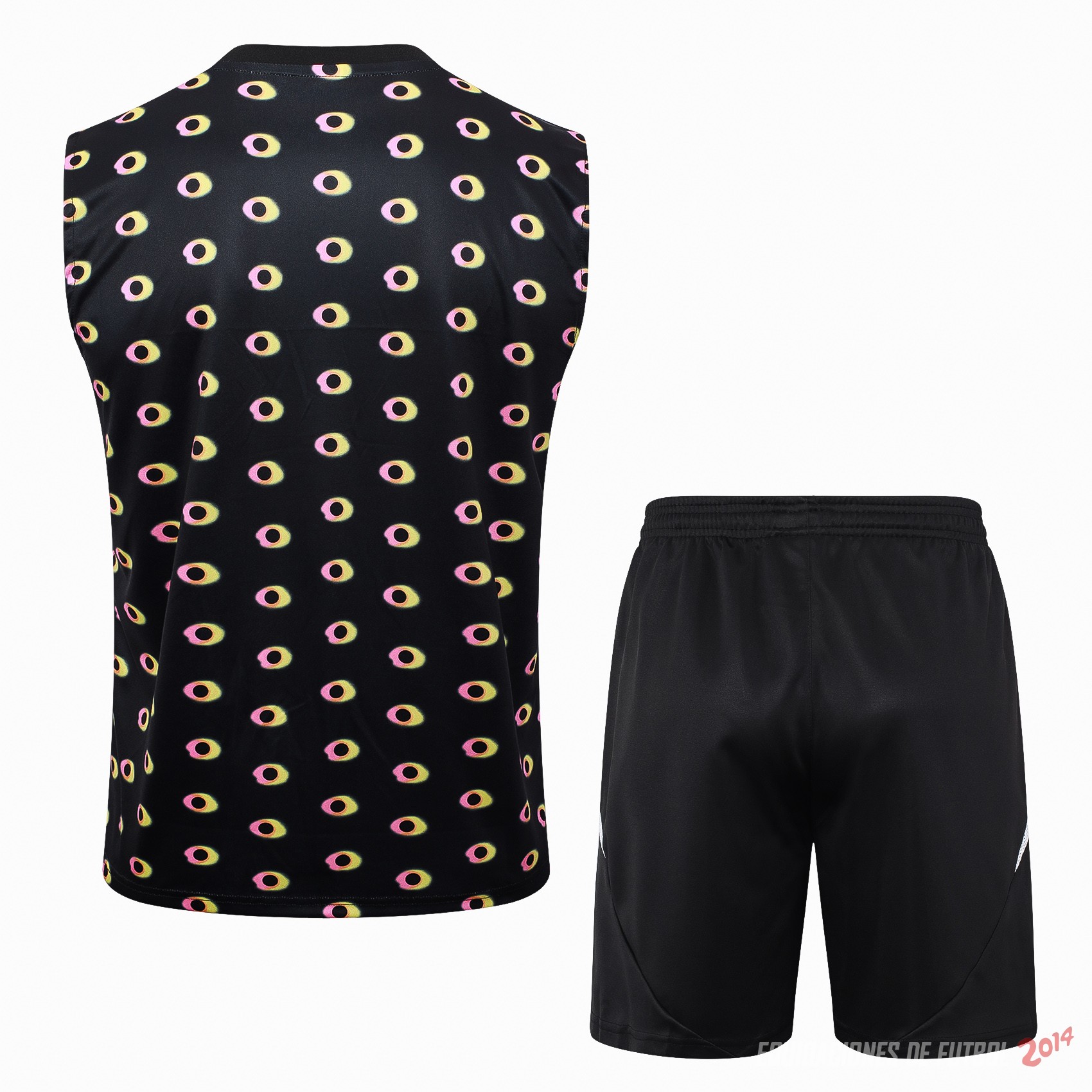 Entrenamiento Sin Mangas Conjunto Completo Juventus 2024/2025 Negro Blanco