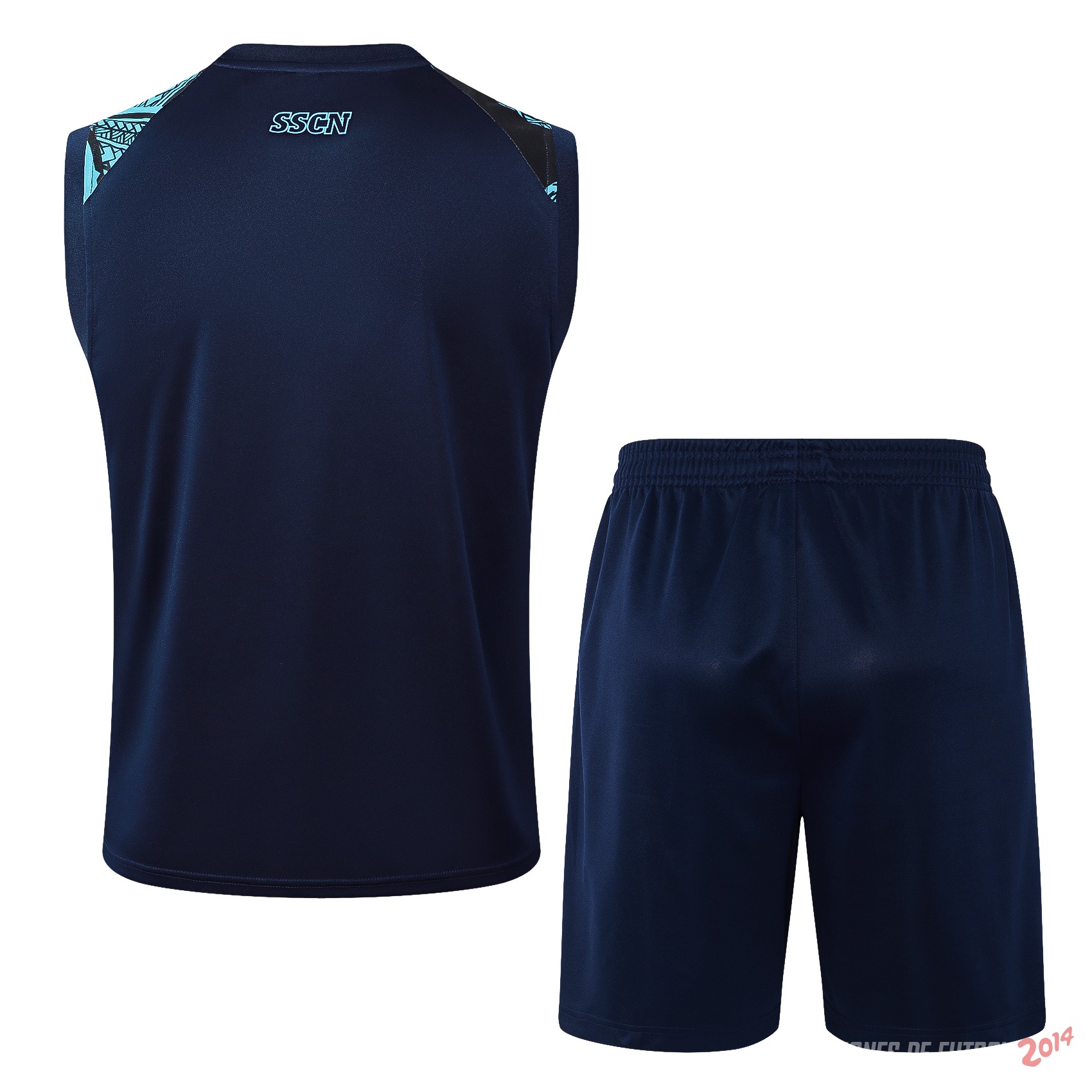 Entrenamiento Sin Mangas Conjunto Completo Napoli 2024/2025 I Azul