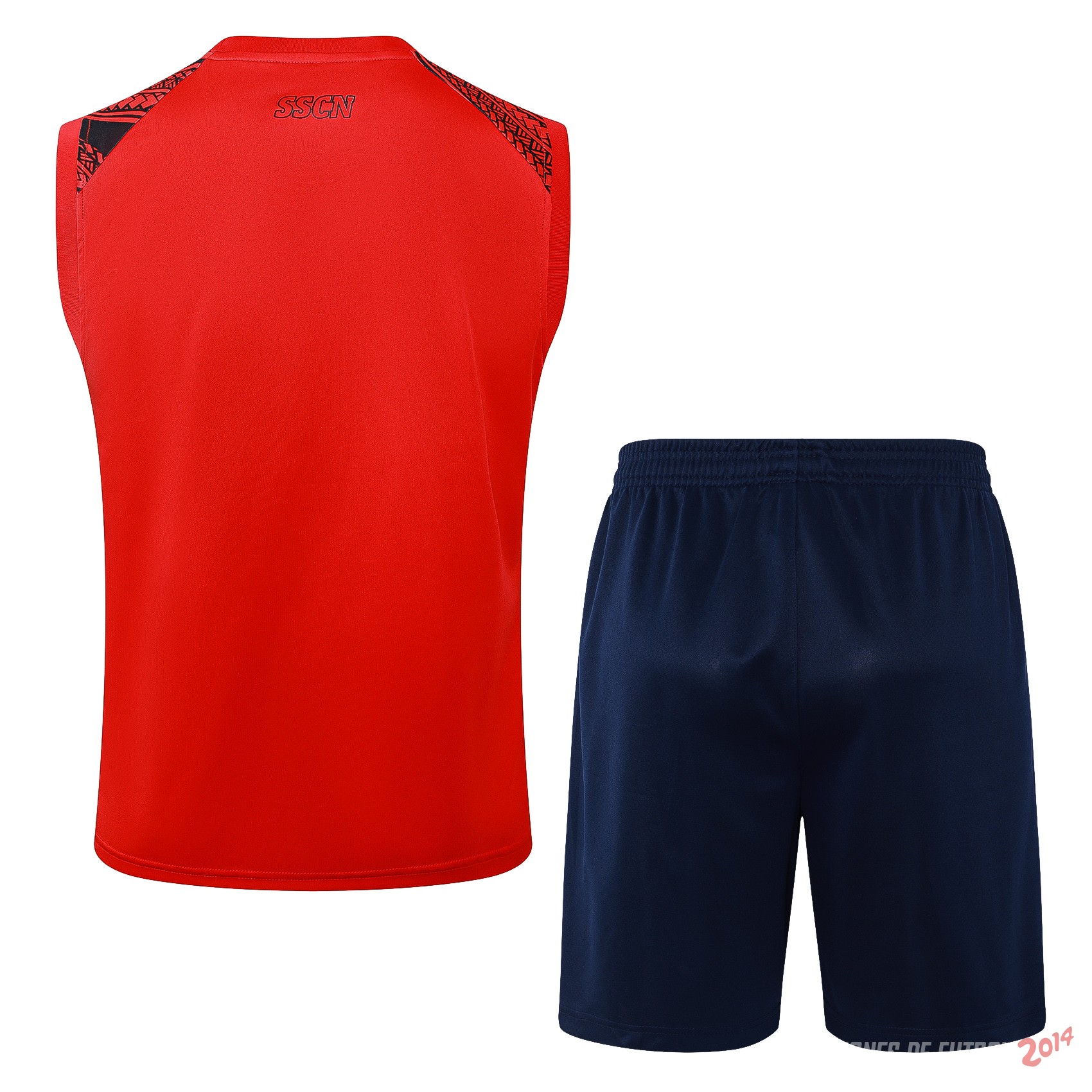 Entrenamiento Sin Mangas Conjunto Completo Napoli 2024/2025 Rojo I Azul