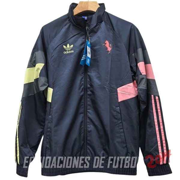 Rompevientos Juventus 2024/2025 Azul Marino Rosa