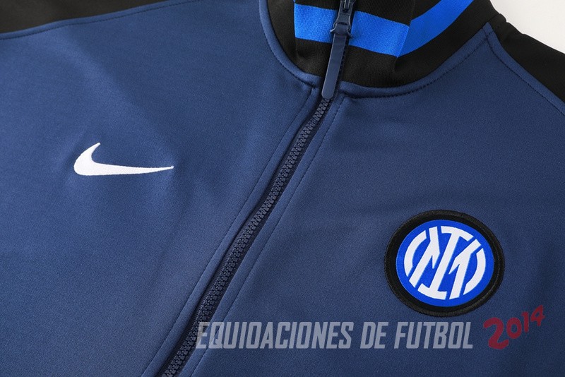 Ropa Deportiva Con Cremallera Larga Inter Milan 2024/2025 Azul Negro