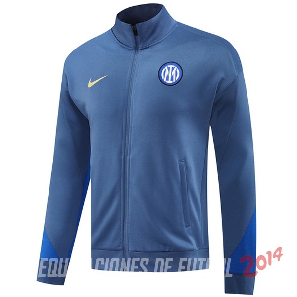 Ropa Deportiva Con Cremallera Larga Inter Milan 2024/2025 Gris Azul