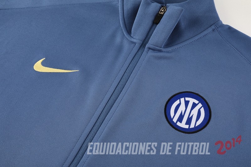 Ropa Deportiva Con Cremallera Larga Inter Milan 2024/2025 Gris Azul