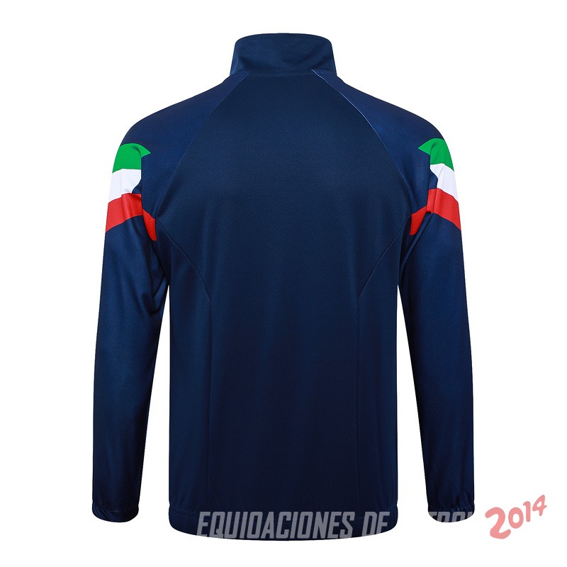 Ropa Deportiva Con Cremallera Larga Italia 2024 Azul II Marino