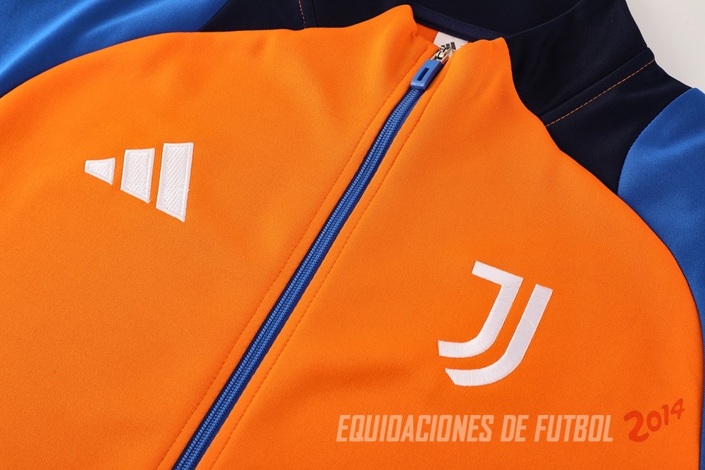 Ropa Deportiva Con Cremallera Larga Juventus 2024/2025 Naranja Azul