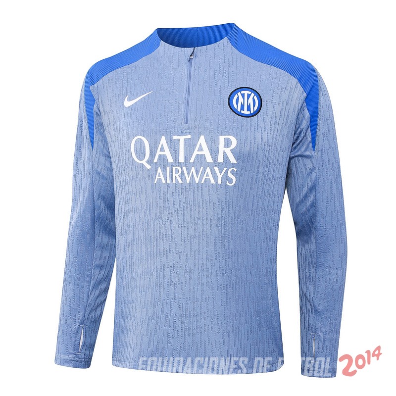 Sudadera Entrenamiento Inter Milan 2024/2025 Azul Claro