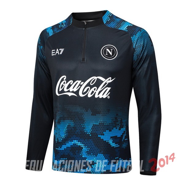 Sudadera Entrenamiento Napoli 2024/2025 Azul Negro