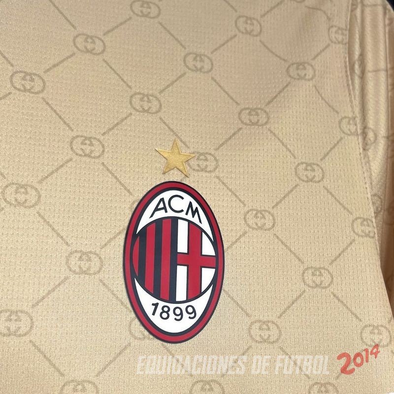 Tailandia Camiseta Del AC Milan Especial 2024/2025 Amarillo