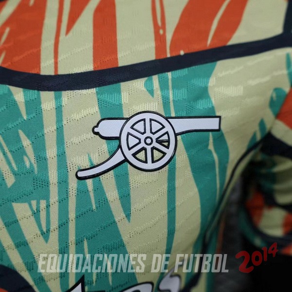 Tailandia Camiseta Del Arsenal Previo al partido Jugadores 2024/2025 Naranja