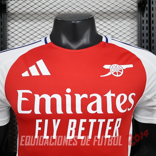 Tailandia Camiseta Del Arsenal Primera Jugadores 2024/2025 Rojo
