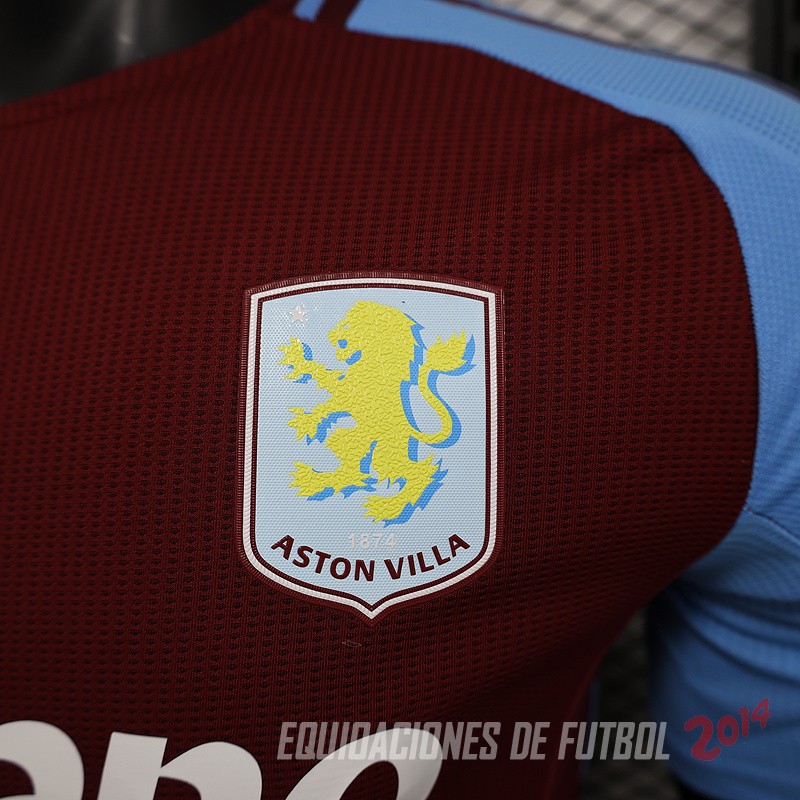 Tailandia Camiseta Del Aston Villa Primera Jugadores 2024/2025 Rojo