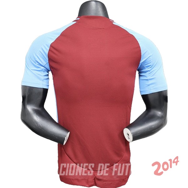 Tailandia Camiseta Del Aston Villa Primera Jugadores 2024/2025 Rojo