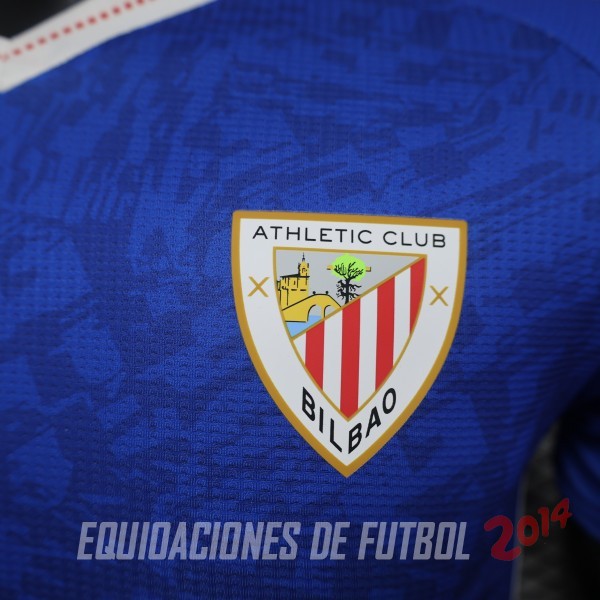 Tailandia Camiseta Del Athletic Bilbao Segunda Jugadores 2024/2025 Azul