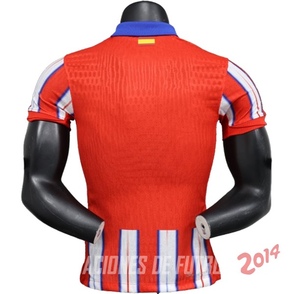 Tailandia Camiseta Del Atletico Madrid Primera Jugadores 2024/2025 Rojo