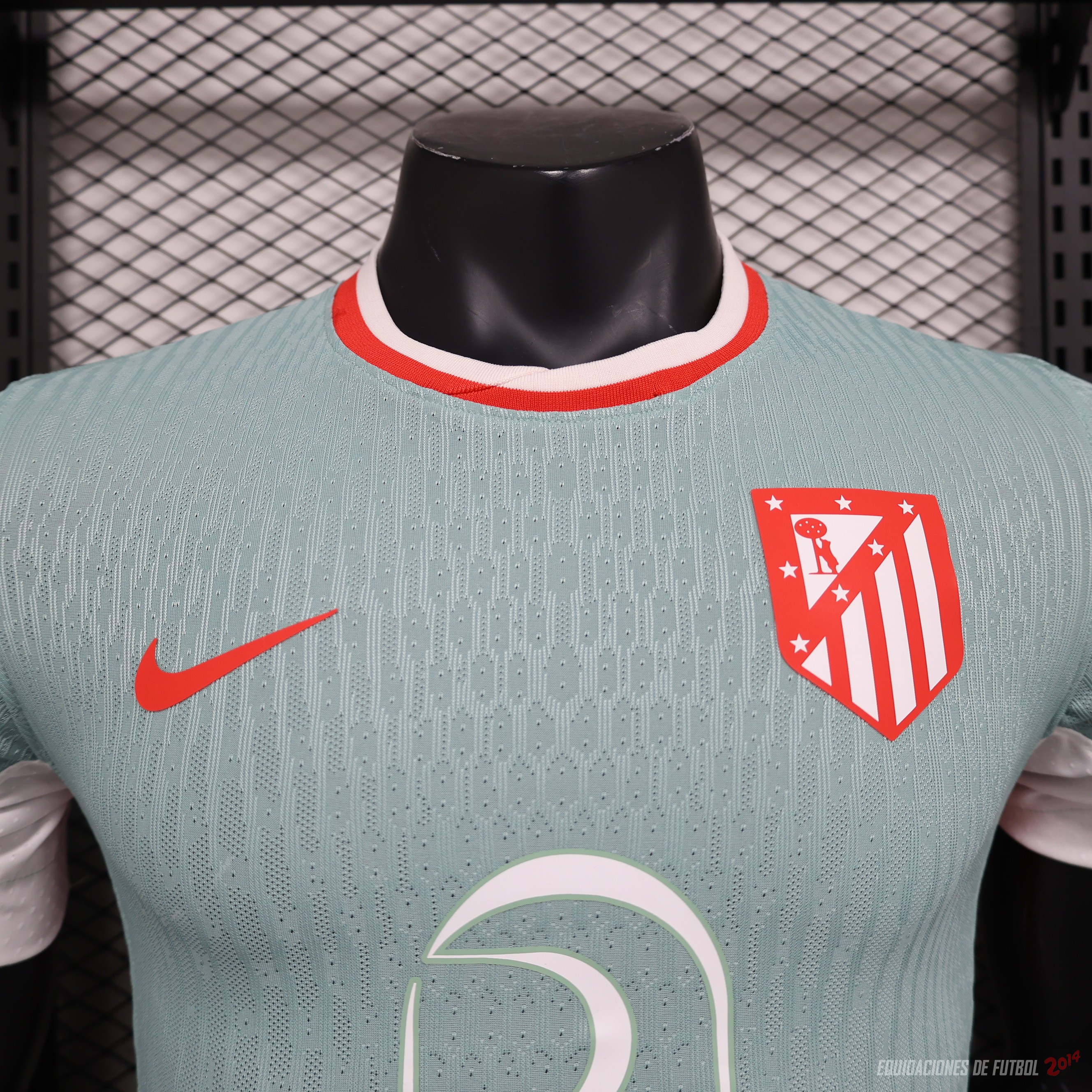 Tailandia Camiseta Del Atletico Madrid Segunda Jugadores 2024/2025 Verde