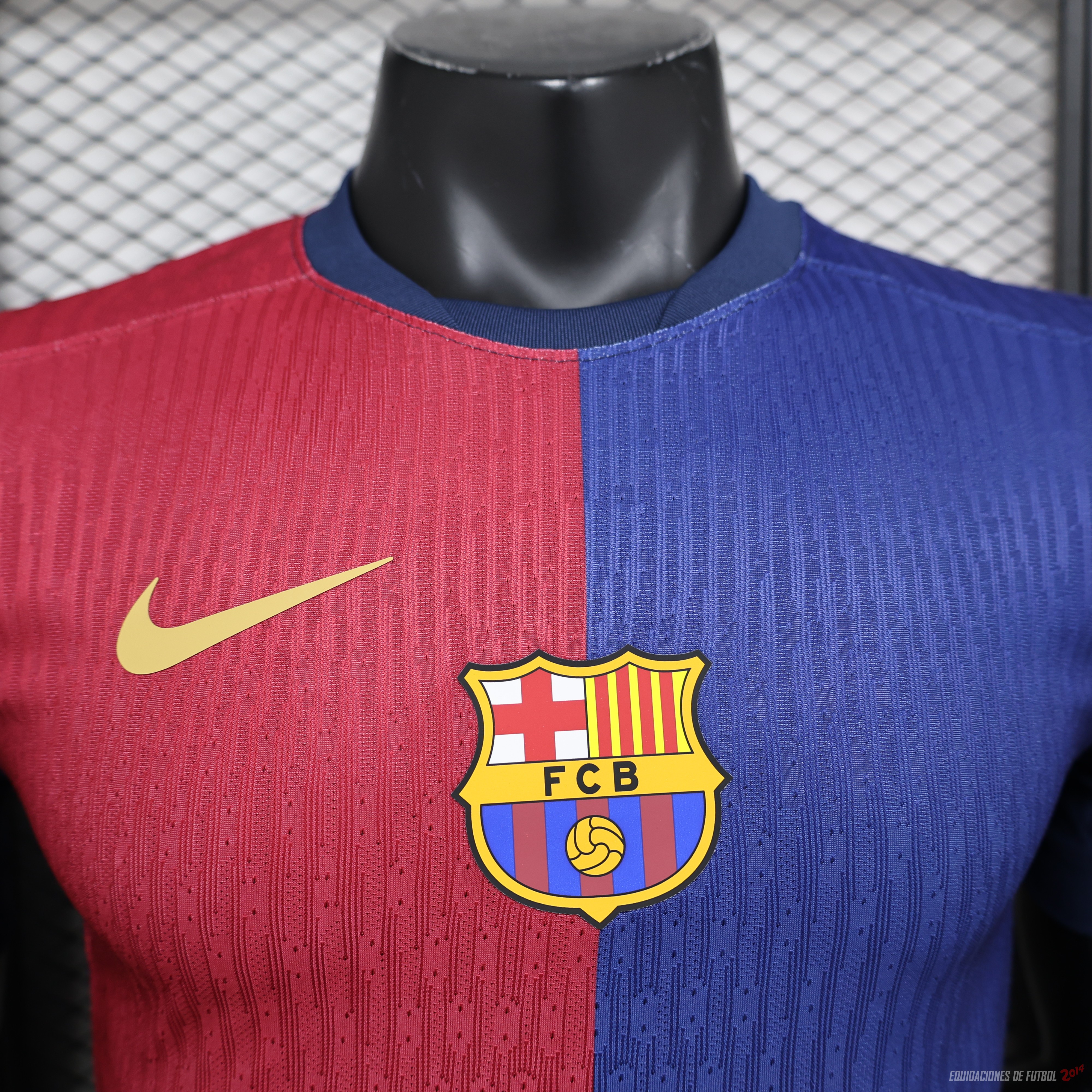 Tailandia Camiseta Del Barcelona Primera Jugadores 2024/2025 Azul II Rojo