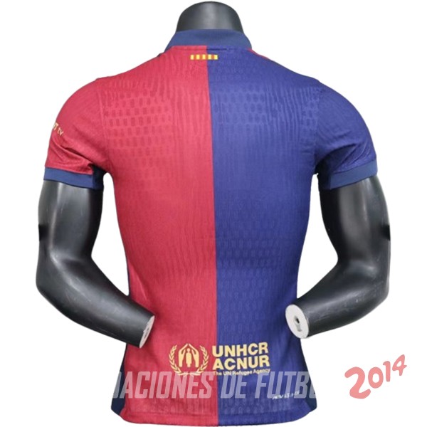 Tailandia Camiseta Del Barcelona Primera Jugadores 2024/2025 Azul II Rojo