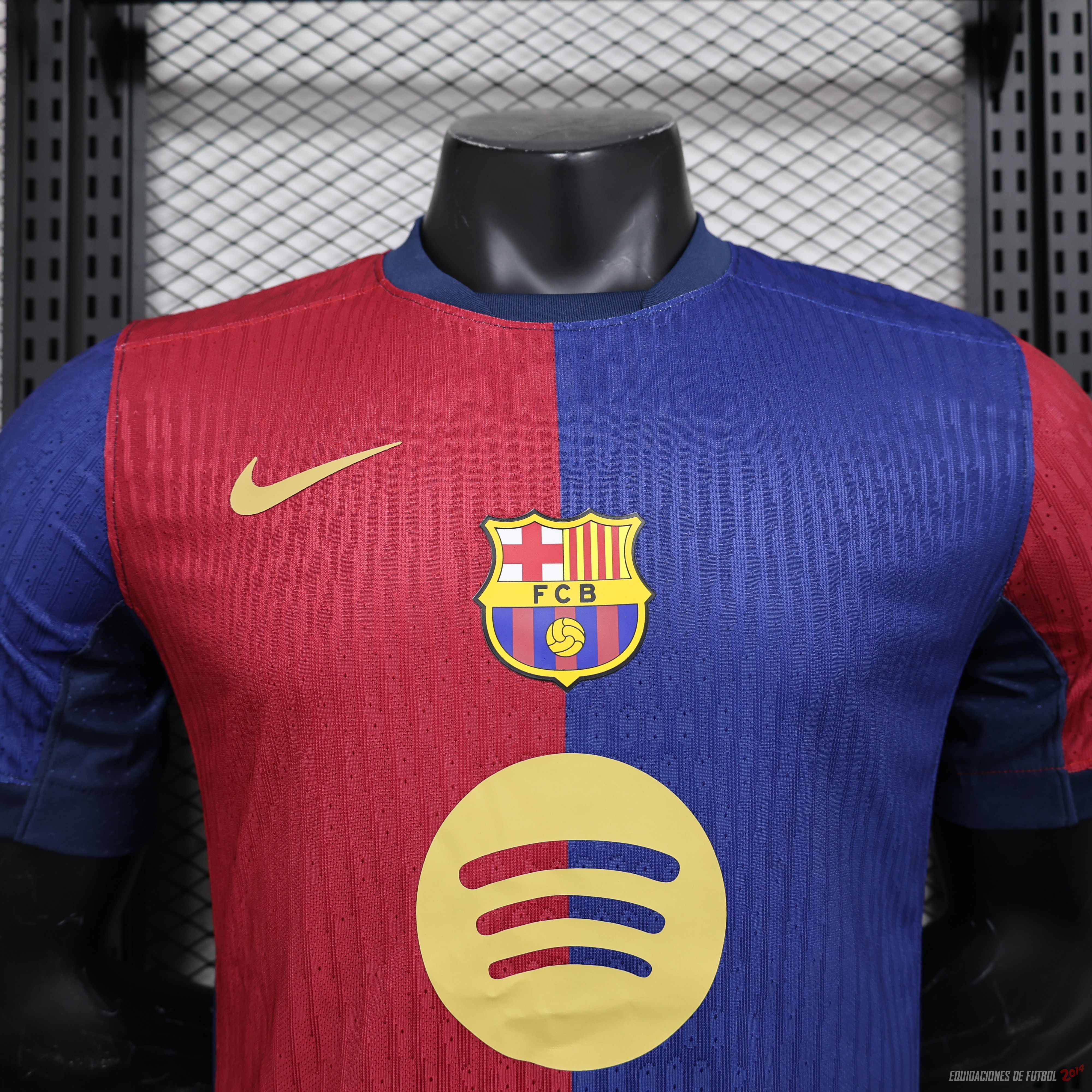 Tailandia Camiseta Del Barcelona Primera Jugadores 2024/2025 Azul I Rojo