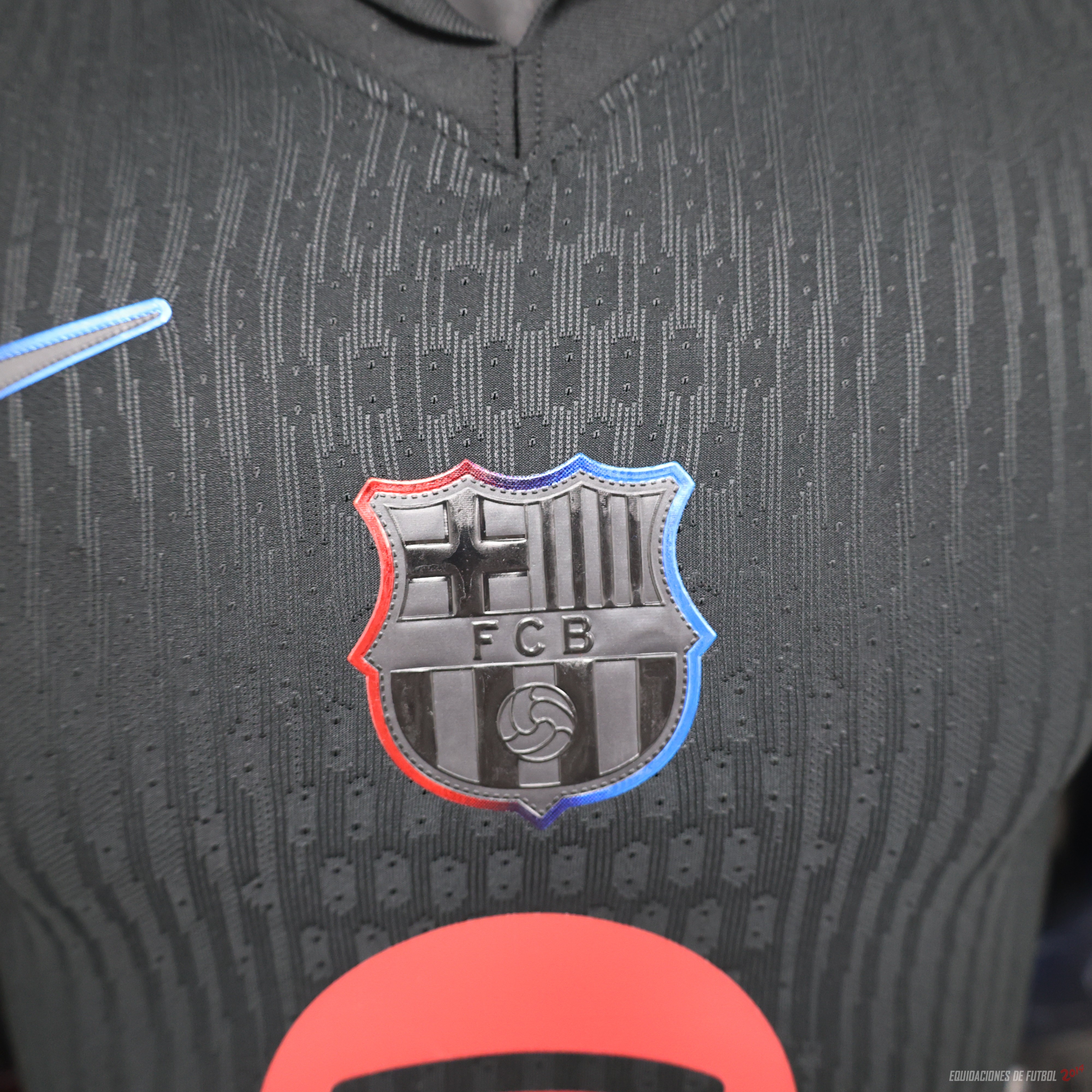 Tailandia Camiseta Del Barcelona Segunda Jugadores 2024/2025 I Negro