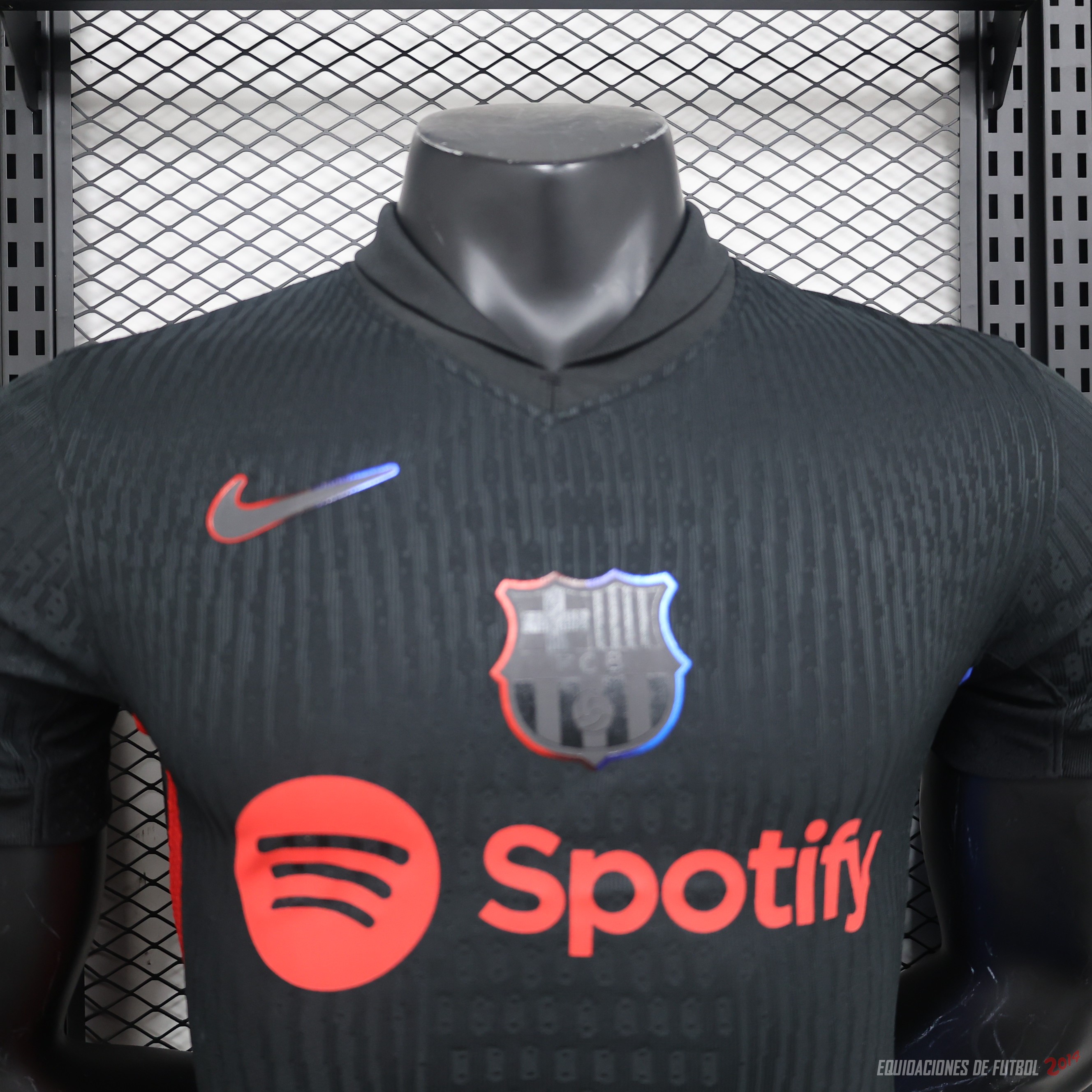 Tailandia Camiseta Del Barcelona Segunda Jugadores 2024/2025 Negro