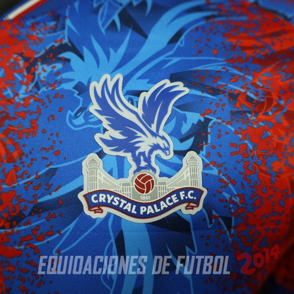 Tailandia Camiseta Del Crystal Palace Primera Jugadores 2024/2025 Azul Rojo