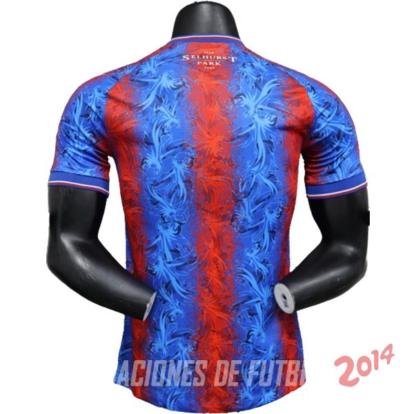 Tailandia Camiseta Del Crystal Palace Primera Jugadores 2024/2025 Azul Rojo