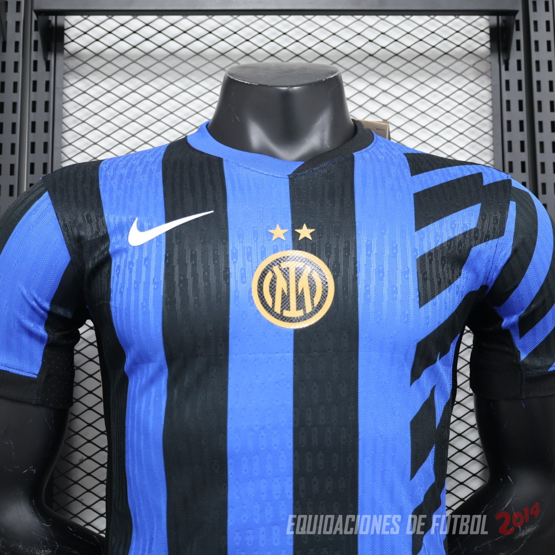 Tailandia Camiseta Del Inter Milan Primera Jugadores 2024/2025 Azul I Negro