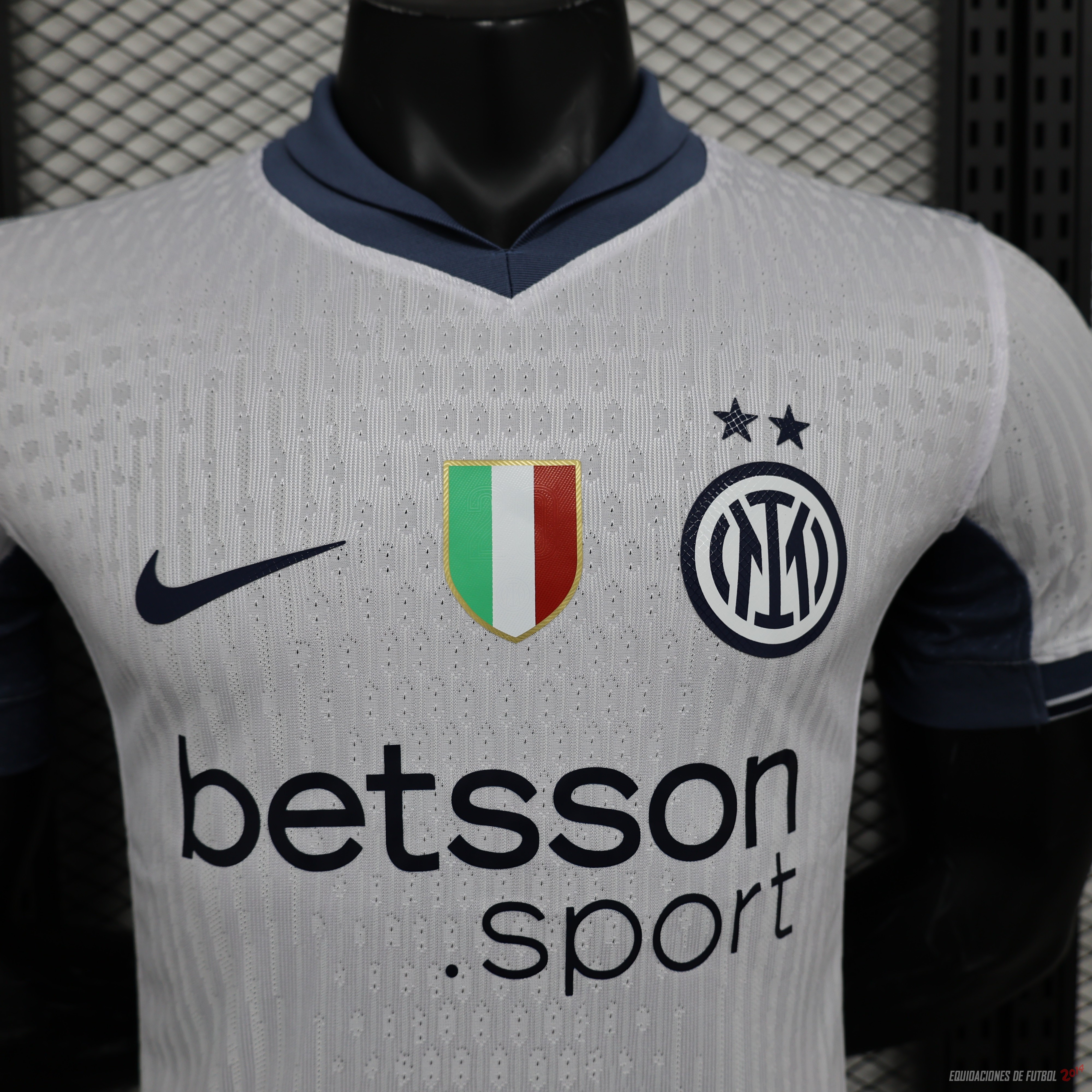 Tailandia Camiseta Del Inter Milan Segunda Jugadores 2024/2025 Blanco