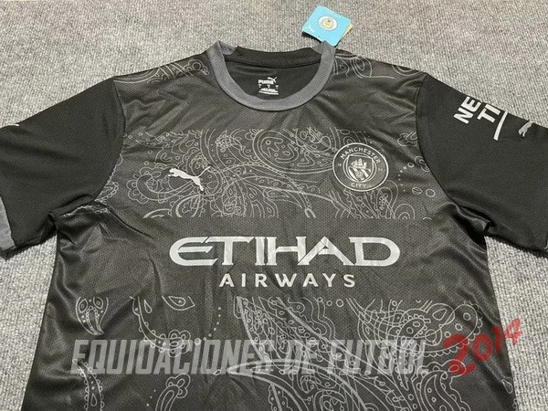 Tailandia Camiseta Del Manchester City Especial 2024/2025 Negro