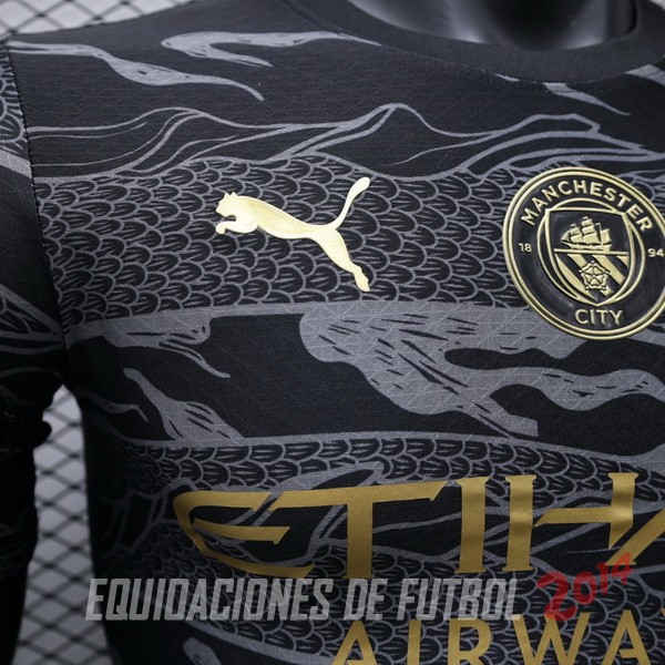Tailandia Camiseta Del Manchester City Especial Jugadores 2024/2025 Negro