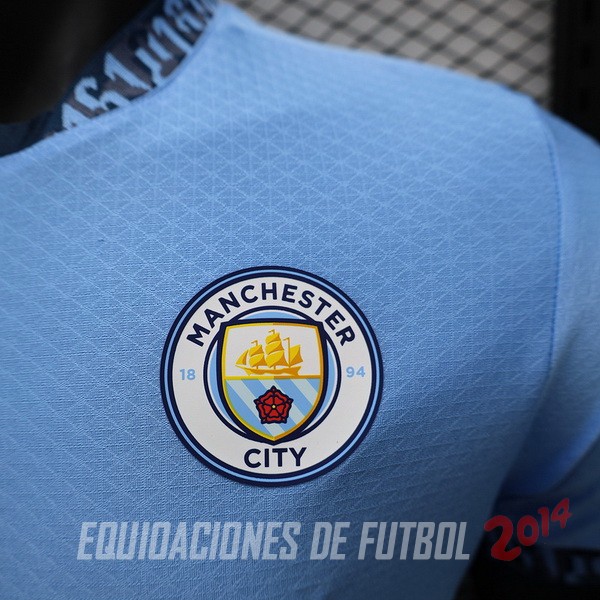 Tailandia Camiseta Del Manchester City Primera Jugadores 2024/2025 Azul