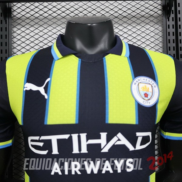 Tailandia Camiseta Del Manchester City Segunda Jugadores 2024/2025 Verde