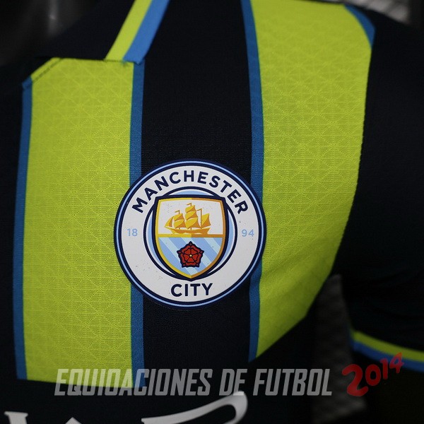 Tailandia Camiseta Del Manchester City Segunda Jugadores 2024/2025 Verde