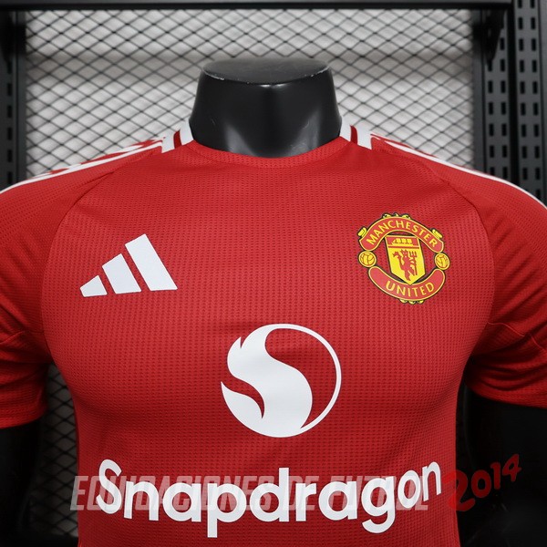 Tailandia Camiseta Del Manchester United Primera Jugadores 2024/2025 Rojo
