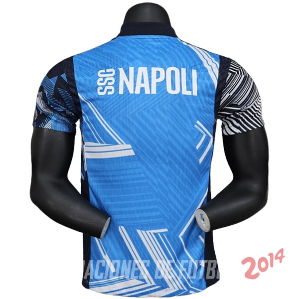 Tailandia Camiseta Del Napoli Especial Jugadores 2024/2025 Azul Blanco