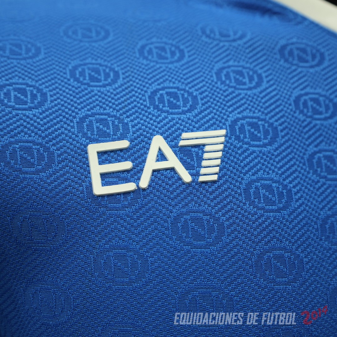 Tailandia Camiseta Del Napoli Primera Jugadores 2024/2025 Azul