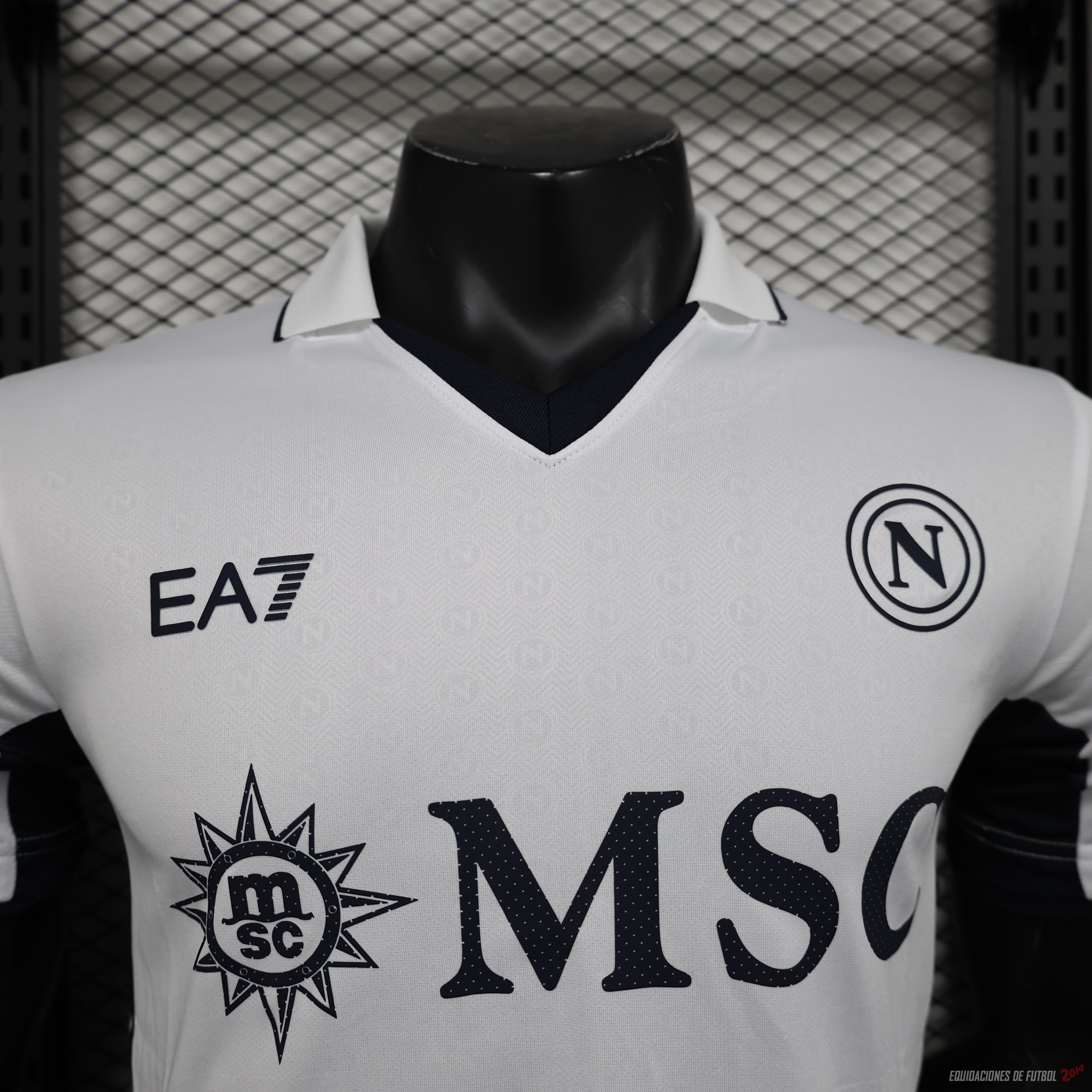 Tailandia Camiseta Del Napoli Segunda Jugadores 2024/2025 Blanco
