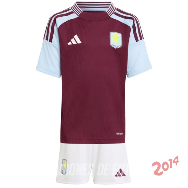 Camiseta Aston Villa Ninos Primera 2024/2025