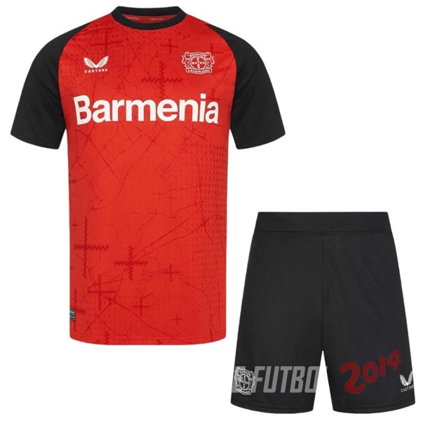 Camiseta Leverkusen Ninos Primera 2024/2025