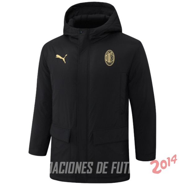 Chaqueta De Algodon AC Milan 2024/2025 Negro