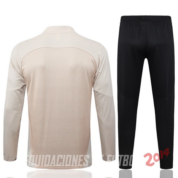 Conjunto Completo Sudadera Entrenamiento AC Milan 2024/2025 Amarillo Negro