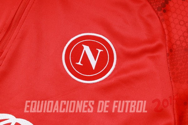 Conjunto Completo Sudadera Entrenamiento Napoli 2024/2025 Rojo Negro