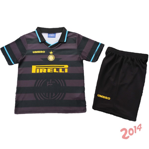 Conjunto De Ninos Inter Milan Retro 1997/1998 Tercera