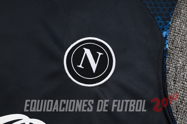 Entrenamiento Sin Mangas Conjunto Completo Napoli 2024/2025 Azul Negro
