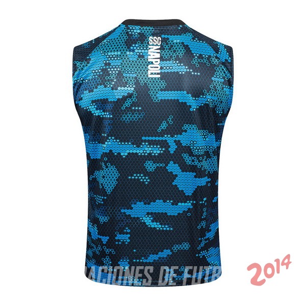 Entrenamiento Sin Mangas Napoli 2024/2025 Azul Negro