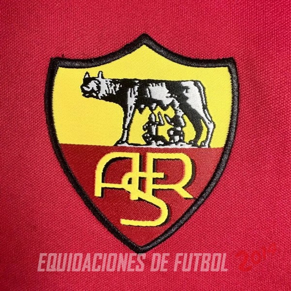 Retro Camiseta Manga Larga As Roma Primera 1998/1999