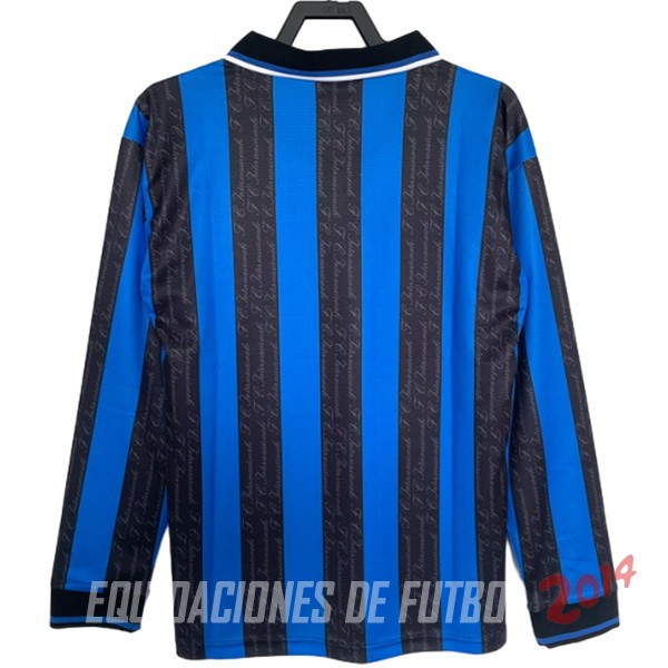 Retro Camiseta Manga Larga Inter Milan Primera 1997/1998